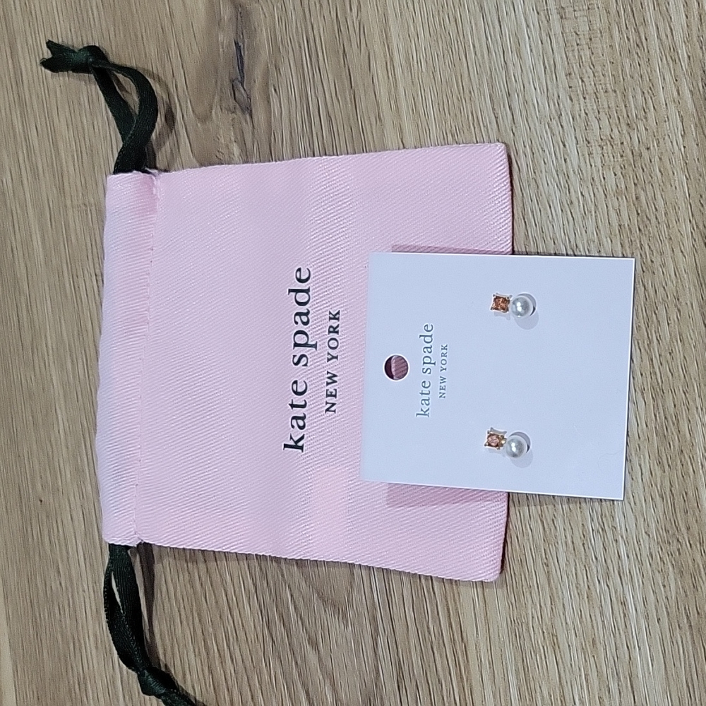 Kate Spade Champagne Little Gem Earrings